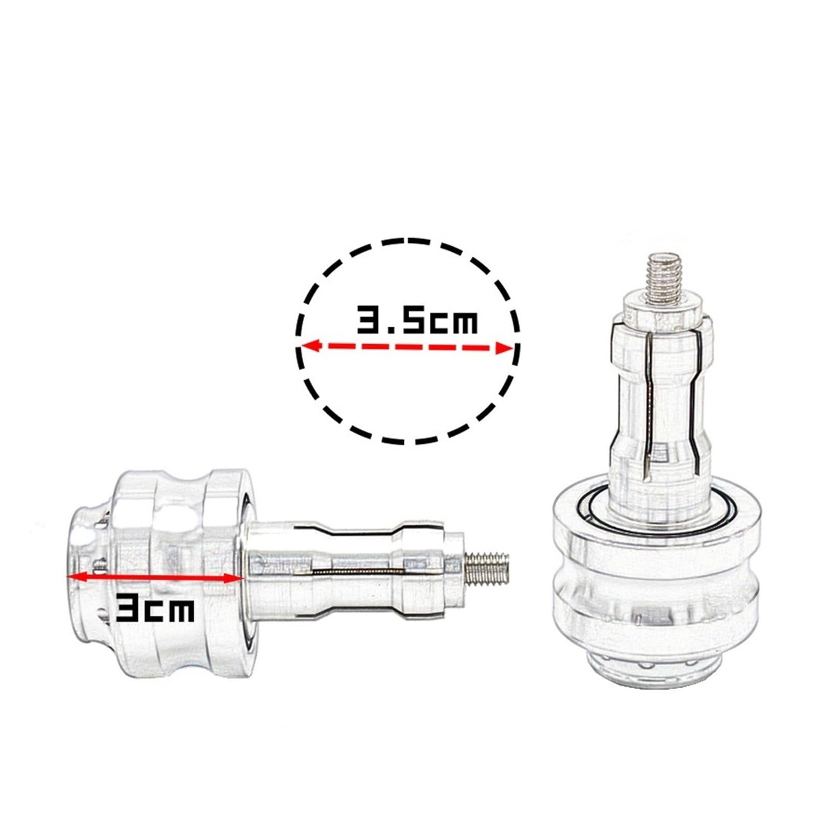 Per Du&cati SCRAMDLER 800 STREET CLASSIC 2018-2020 Manopole Per Manubrio Per Moto Tappi Contrappeso Manubrio In Metallo CNC Slider Cursore dell'impugnatura