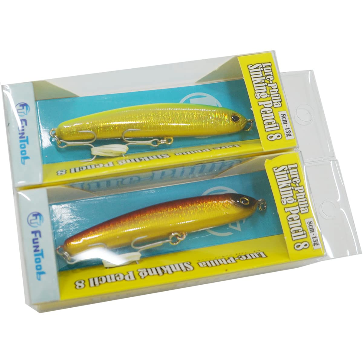 Amazon.co.jp: FUN TOOL LPシンキングペンシル8 8cm／13g ＃2赤金