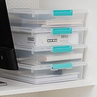 Vista 7 de IRIS USA - Contenedores de almacenamiento de plástico de 6 cuartos con tapas, paquete de 4, contenedores sensoriales, almacenamiento