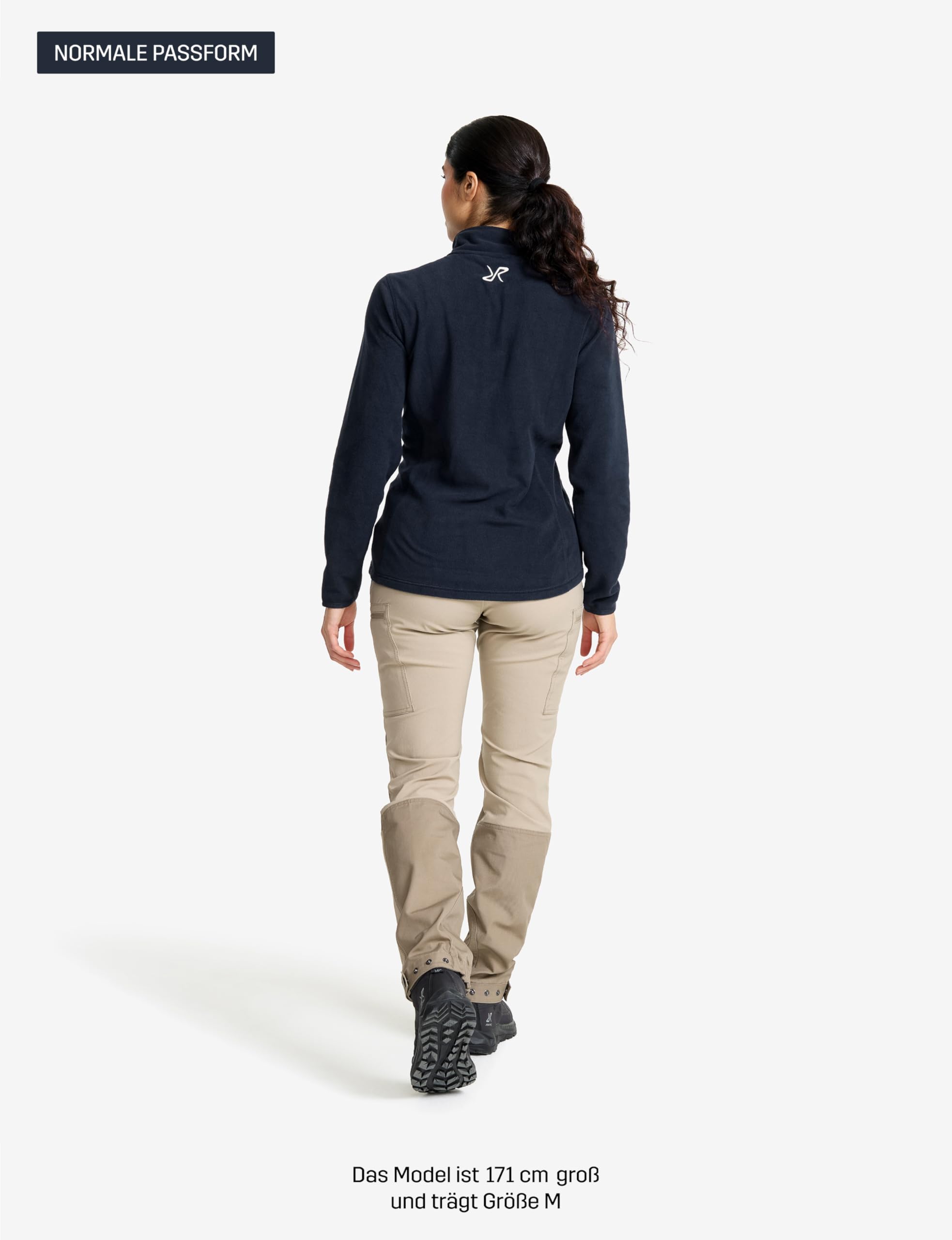 RevolutionRace Hiker Half-Zip Fleece für Damen, Leichter und elastischer Fleece mit halbem Reißverschluss