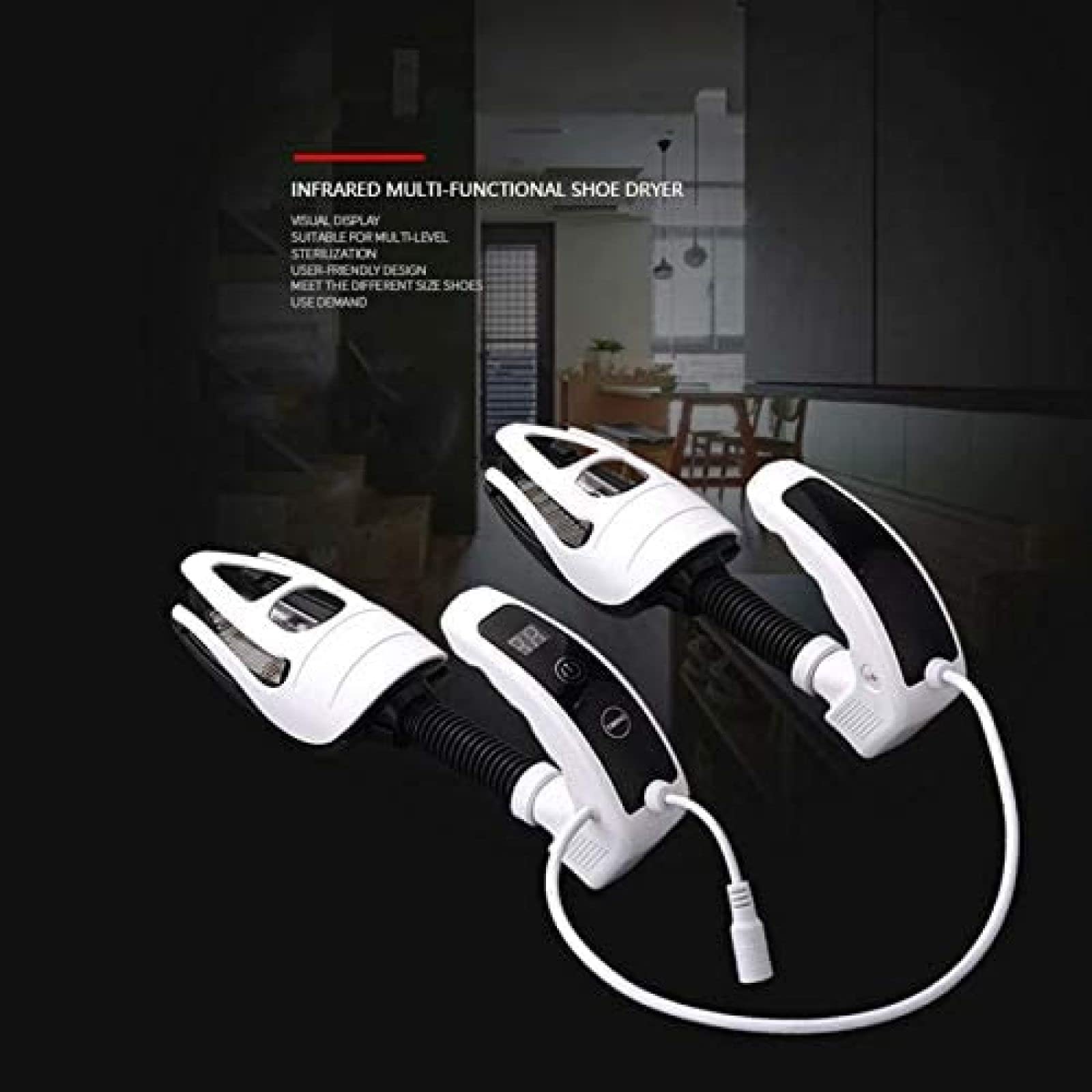 Asciugascarpe Elettrico Igienizzante per Scarpe UV Sterilizzazione Deumidificazione Disinfezione Deodorizzazione Multifunzione Rimuove l'umidità dalle Scarpe, Anti-Odore