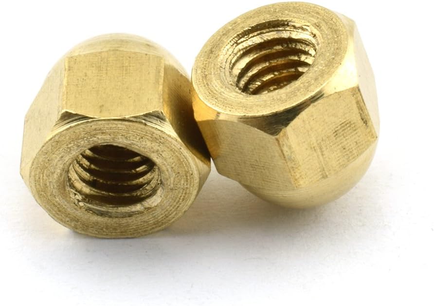 Buy 30pcs M6 Brass Hex Acorn Nuts Gold Hexagon Decorative Cap Nut Acorn Dome Head Nuts For Screws Bolts Online In Turkey B07dhcnfmb
