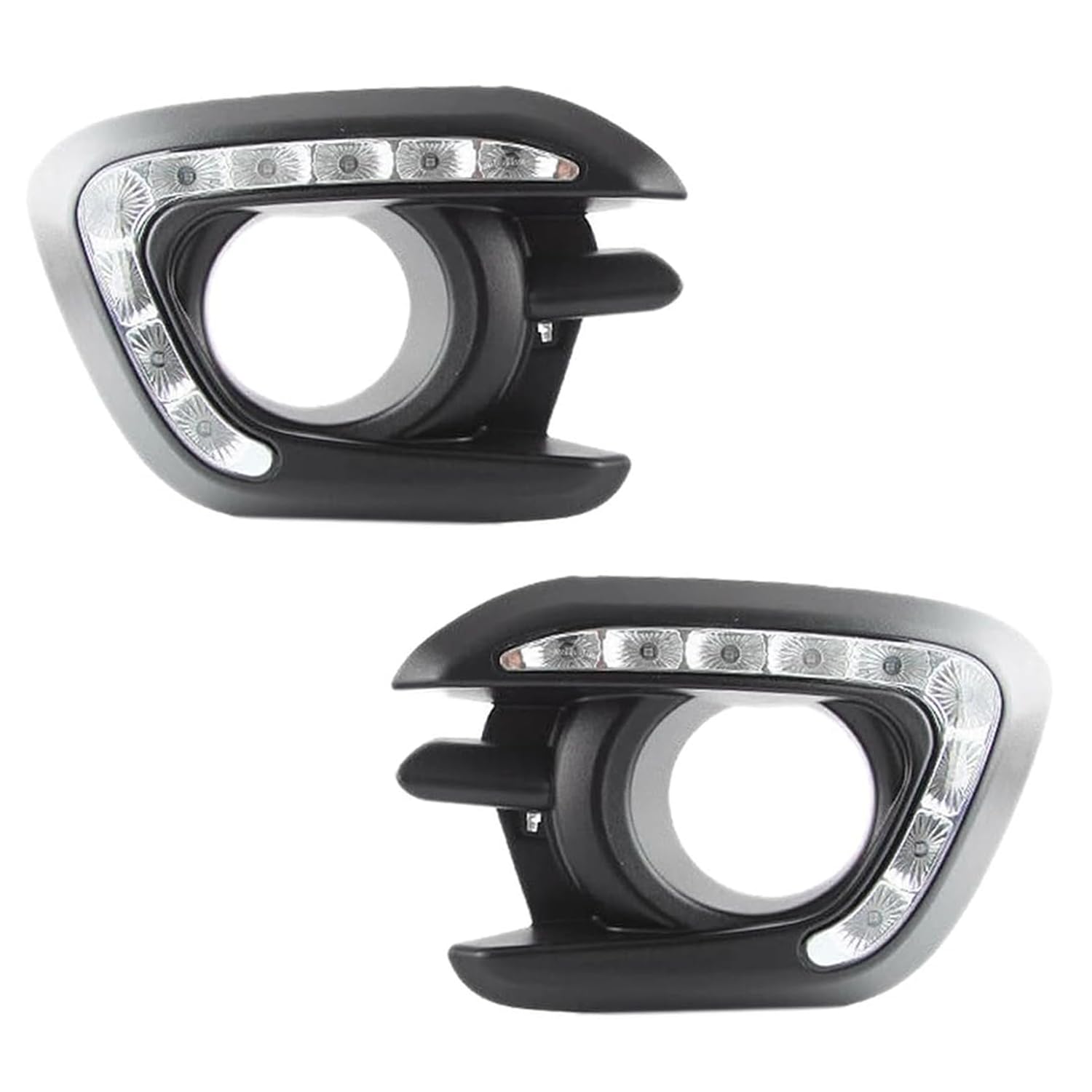 Daytime Running Lights LED Fog LampShade Cover DRL for Mitsubishi Pajero Sport 2013 2014 2015