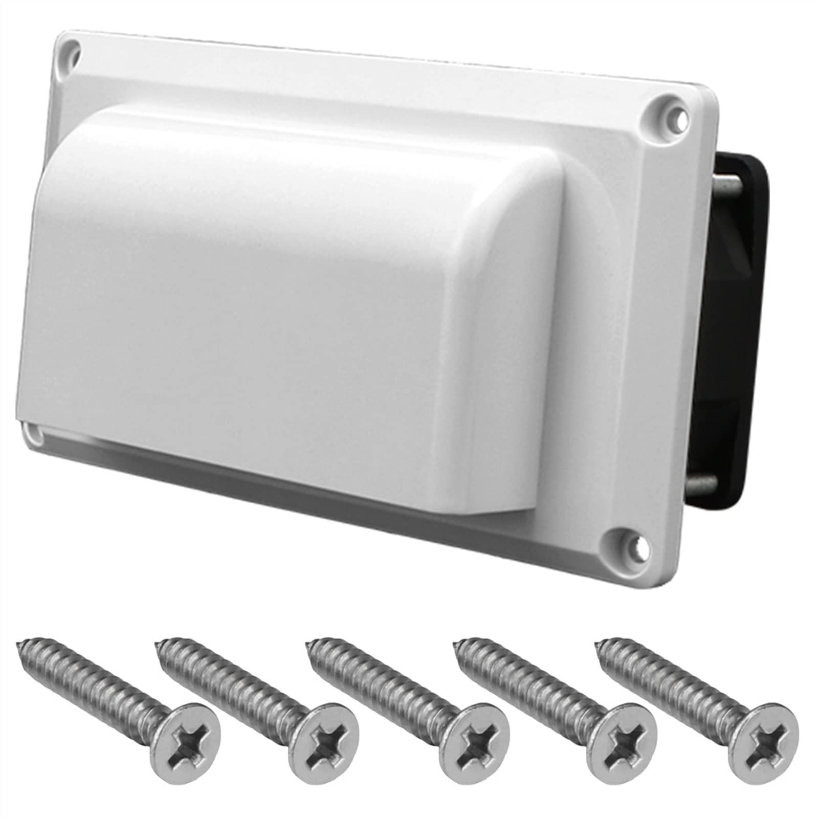 Bathroom Exhaust Fan Caravan Side Air Vent Ventilation Fan Exhaust Fan with Stainless Steel Protective Net for Camper Trailer Motorhome Yacht Car Accessories, 25W Vent Fan Booster Ac Infinity Fan