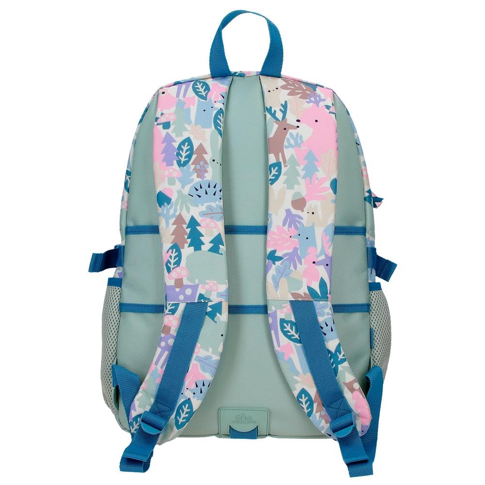 Movom Forest Mochila Escolar Doble Compartimento Verde 32x45x19 cm Poliéster 27,36L