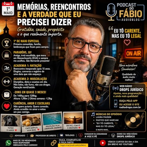 1&ordm; de Maio de 2026: Mem&oacute;rias, Reencontros e a Verdade Que Eu Precisei Dizer.