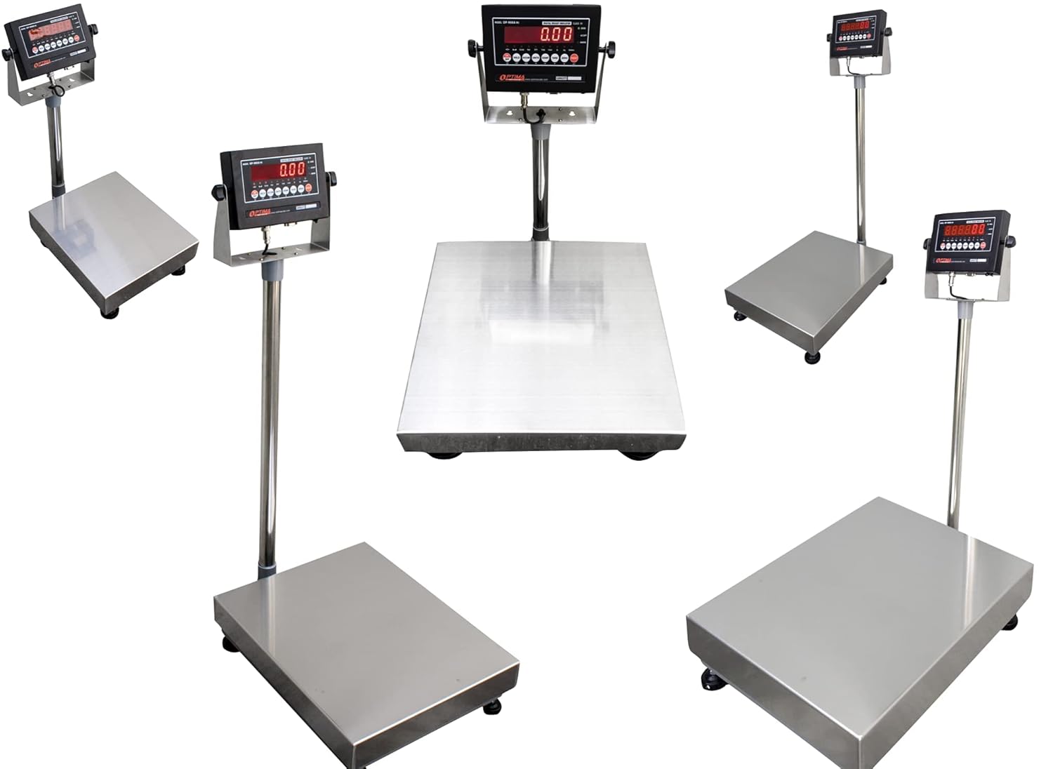 SellEton SL-915-Series NTEP Legal for Trade Bench Scale with Stainless Steel Bench top & Free Software | 12" x 12" Capacity: 100 lb x 0.02 lb