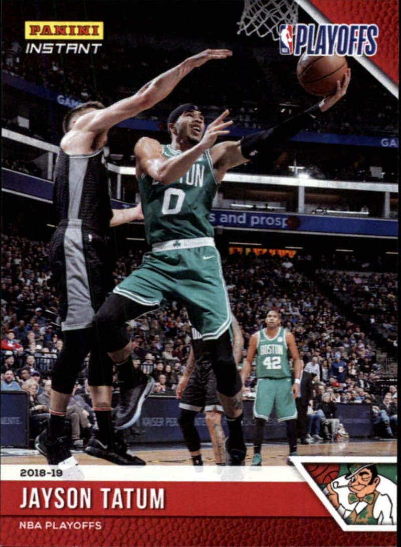 2018-19 Panini Instant NBA Playoffs #154 Jayson Tatum Boston Celtics Print Run 61 Official Basketball Card ONLINE Exclusive