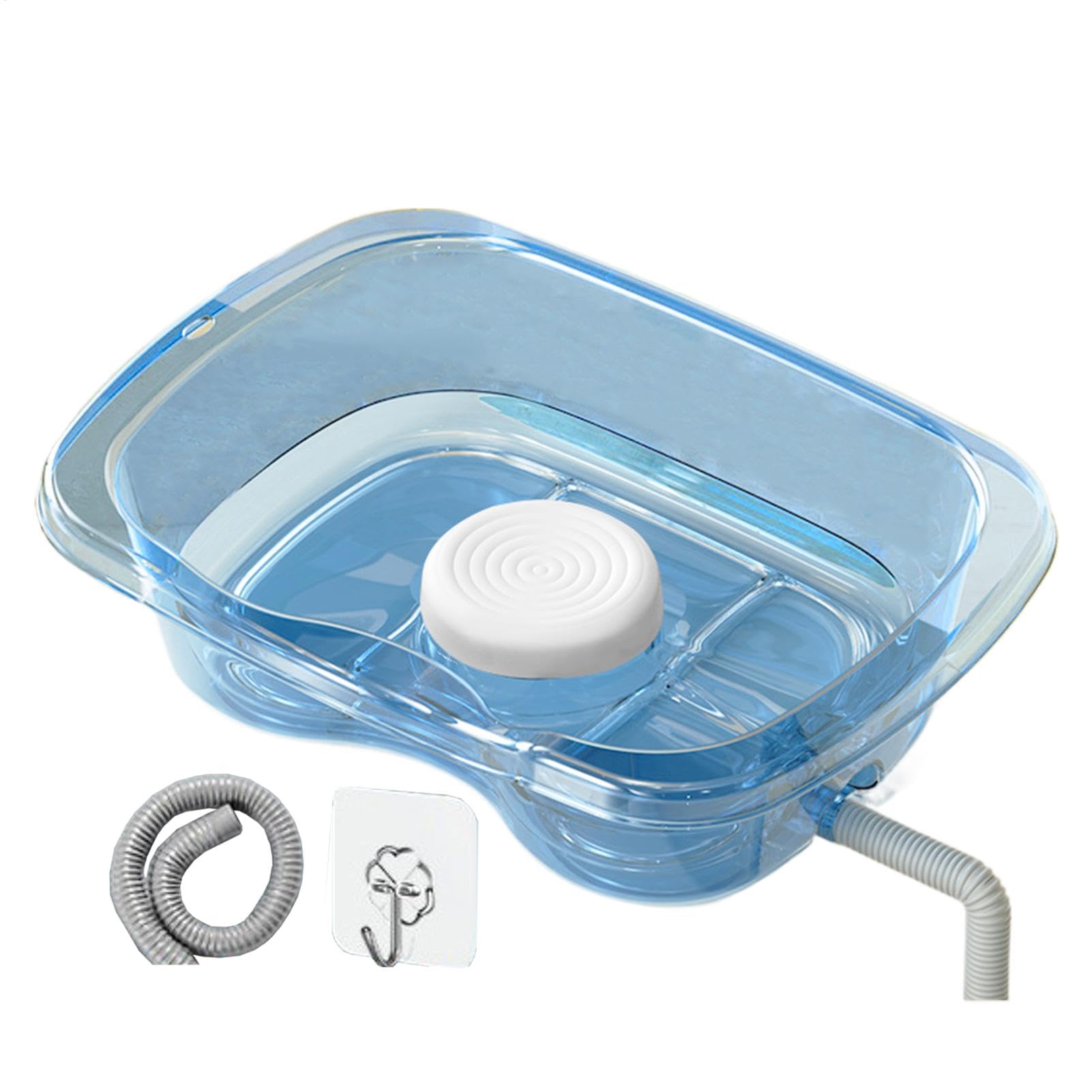 Lavabo para el pelo de la cama - Lavabo para el pelo, accesorios de baño | Estación de champú para discapacitados para cama, lavabo de lavado de cabello y lavabo en casa para personas con discapacidad