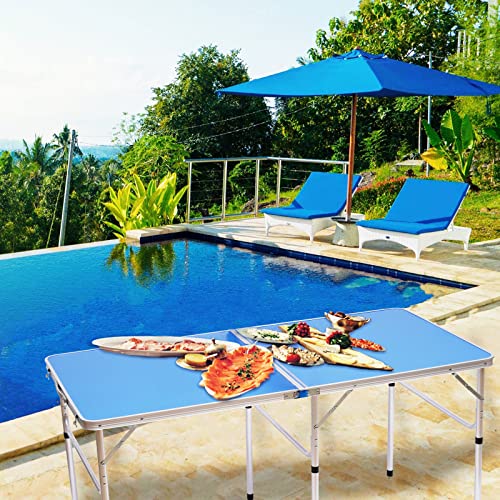 Tischtennis Platte Klappbar Tischtennis Set, Tischtennisplatte Indoor Outdoor Tischtennisschläger Set mit Tischtennis Set, Netz, 2 Schläger, 3 Bälle, Tischtennisplatte Outdoor 152x76x76cm – Bild 4