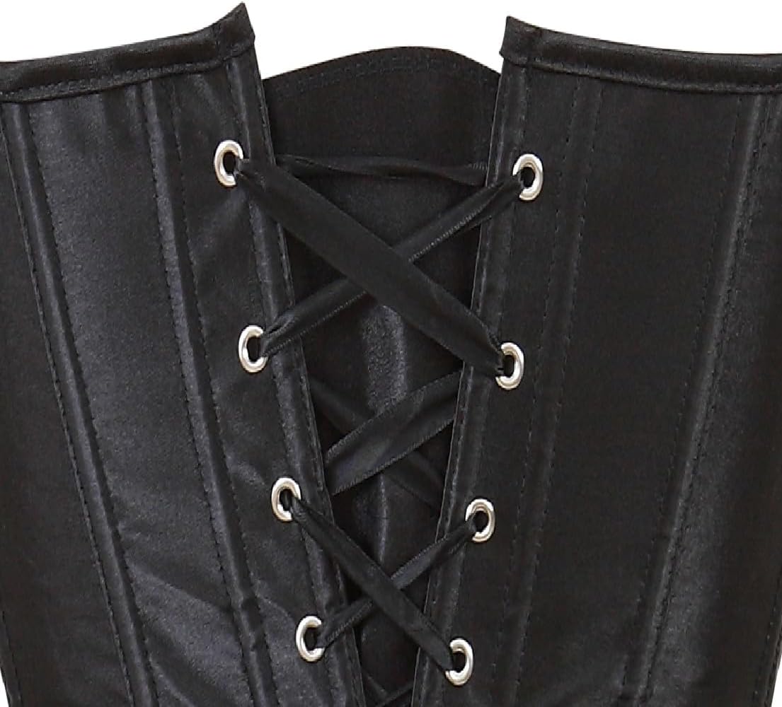 frawirshau Corsets for Women Plus Size Black Corset Sexy Bustier Corset Top Lingerie - Image 4