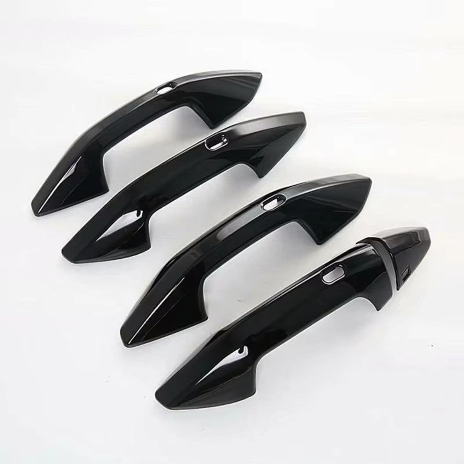 Iukmr C For A3 8Y Sedan Sportback 2020-2024 Auto Black Abs Ar Accessories Arbon Fiber Set Sticker Hrome Door Handle Over Trim Ar Outer Door Handle(C)