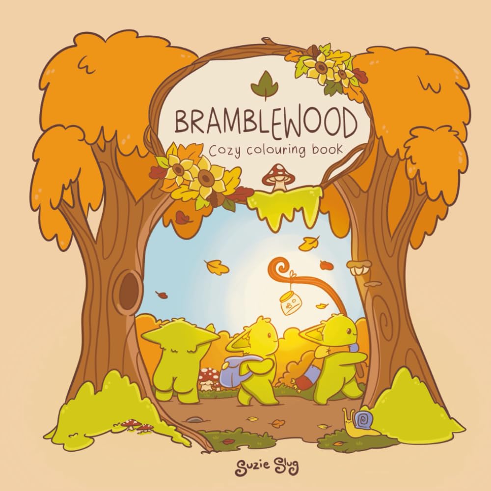 Bramblewood: Goblincore Cozy Colouring Book (Goblincore by Suzie Slug)