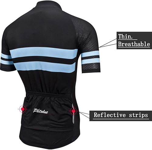 Miniatura 3 de Ciclismo Kit Hombres Ciclismo Jersey Conjunto Ciclismo Bib Shorts Bicicletas Jersey Camisas Traje Uniforme Ropa