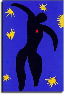 33+ Henri Matisse Wall Art Poster Icarus - Henri Matisse Retro by Henri Matisse Poster Decorative Painting Canvas Wall Art Living Room Posters Bedroom Painting 16x24inch(40x60cm)