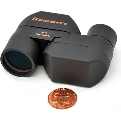 Hammers Mini Pocket-Size Monocular Magnifying Glass