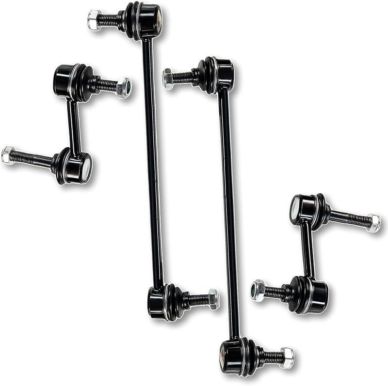 Kit de bieletas da barra estabilizadora dianteira e traseira Torsiva para Ford Escape, Mazda Tribute e Mercury Mariner – 4 unidades