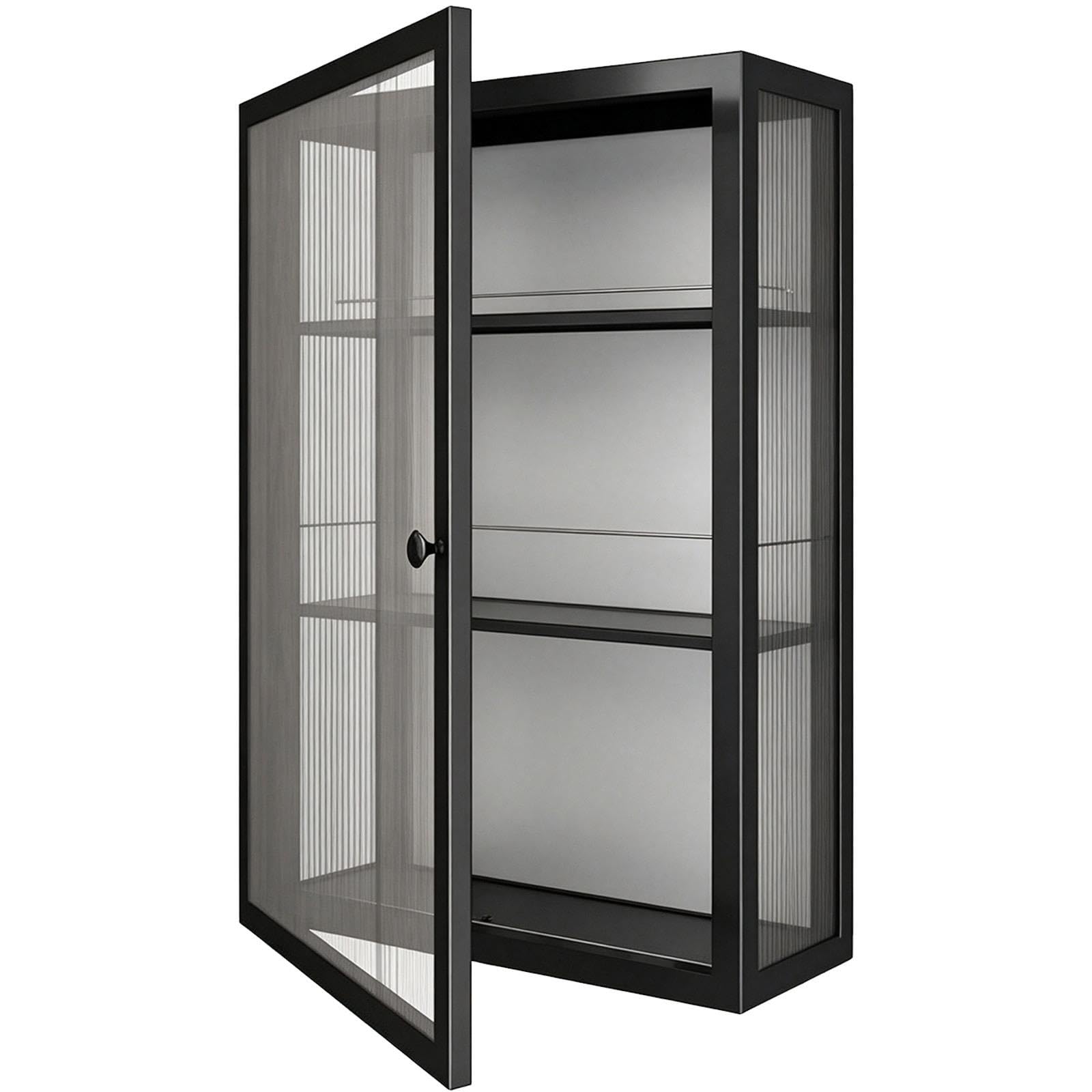 Pensile Cucina da Parete, Ripiani Regolabili Altezza 60cm Mobiletto