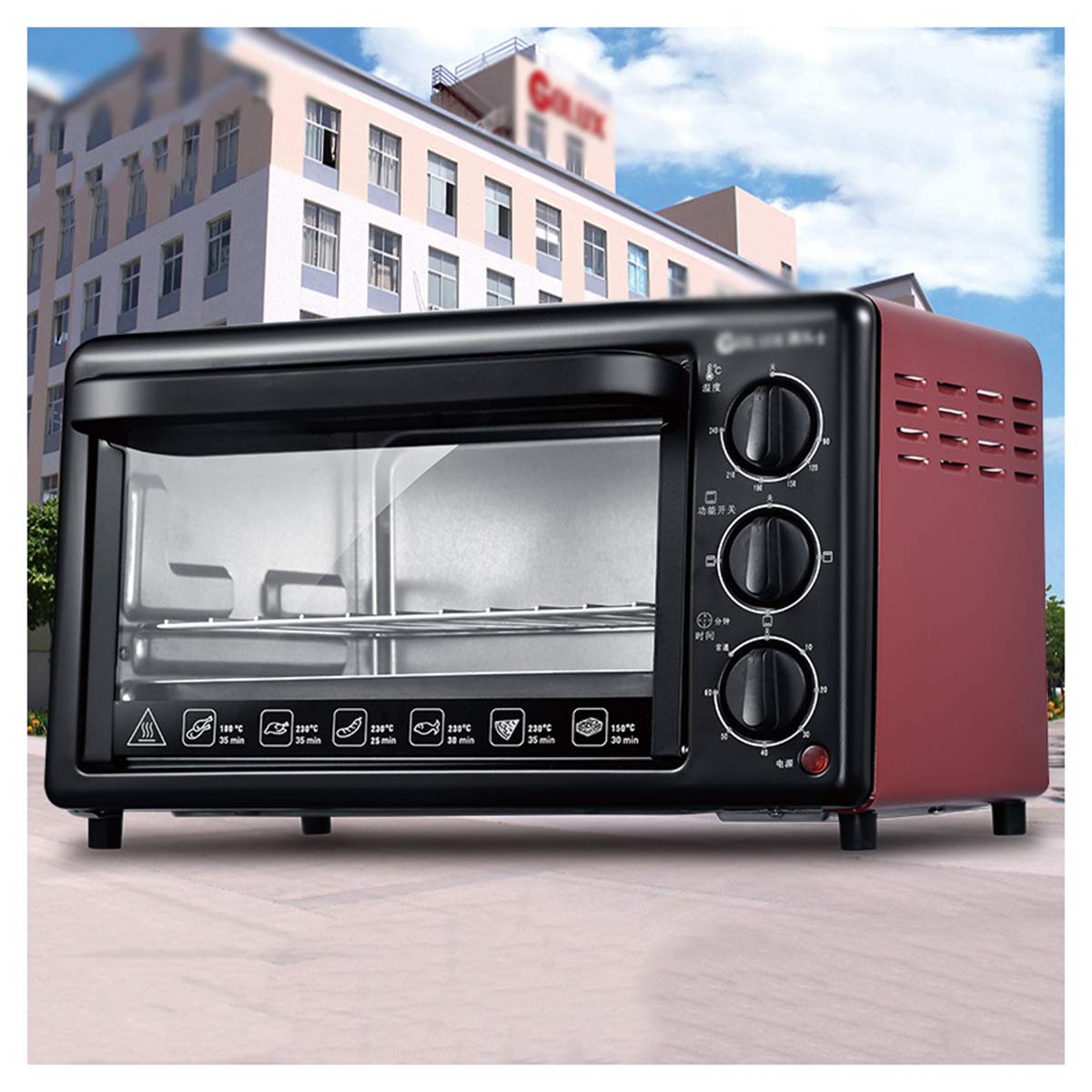 Amazon.com: ZCYX Mini horno - Horno eléctrico multifunción 19 Lith Caja de horno  eléctrico para hornear el hogar pastel pizza horno -3514 horno : Hogar y  Cocina