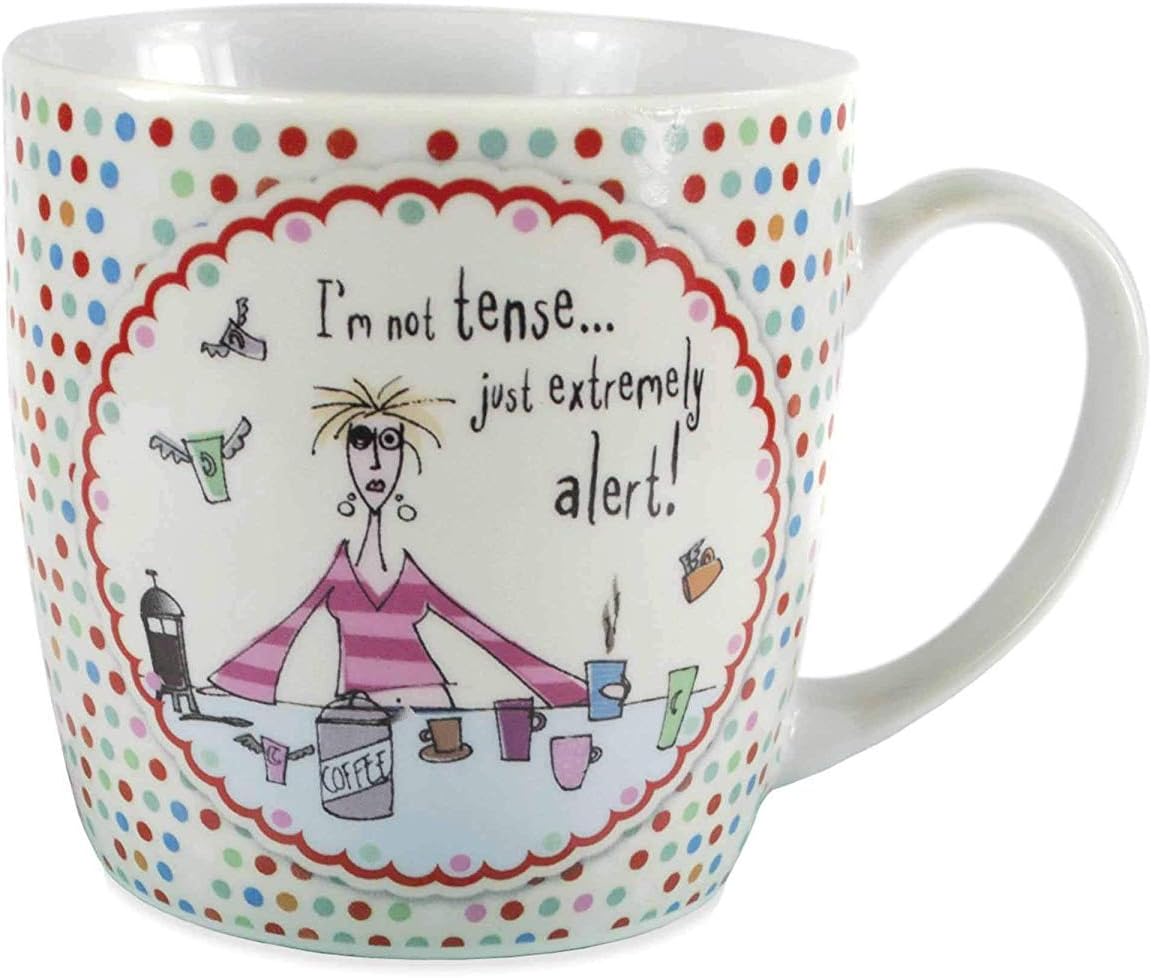 Born TO Shop Boxed Mug - I'm Not Tense... Just Extremely Alert!