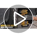 Cordless Impact Wrench, 900Ft-lbs (1200N.m) 1/2" Brushless Impact Gun, 20V High Torque Power Impact Driver, 2x4.0Ah Batteries,Brushless Motor 2400 RPM Variable Speeds for Family Car/Pickup Truck/Mower