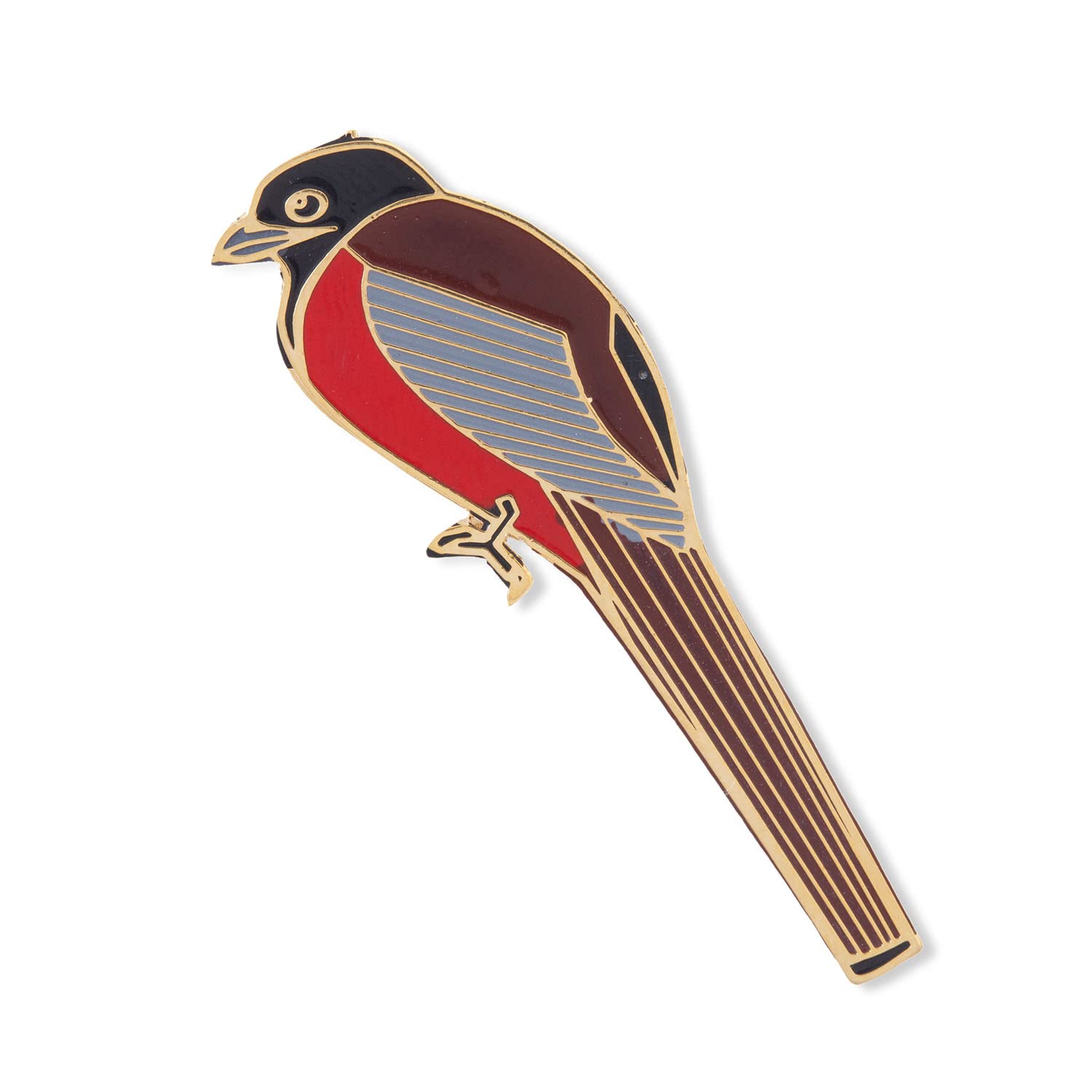WWF India Bird Lapel Pin - Malabar Trogon | Enamel on Metal | Butterfly Clasp (B07LBLW25S) Amazon Price History, Amazon Price Tracker