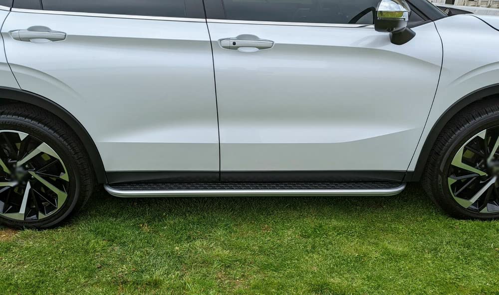 Estribos Laterales Para Toyota Highlander Kluger 2020-2025 – Barras Nerf De Aluminio (Par Negro)