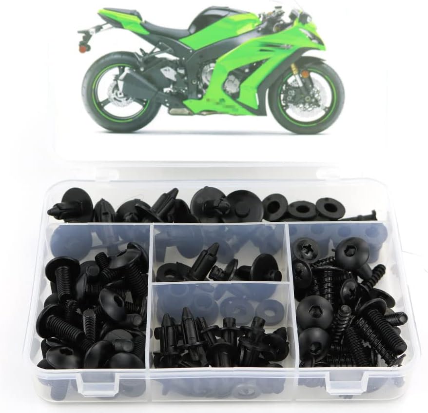 Matte Black Fairing Bolts Kit for ZX-10R 2011-2018 Togo | Ubuy
