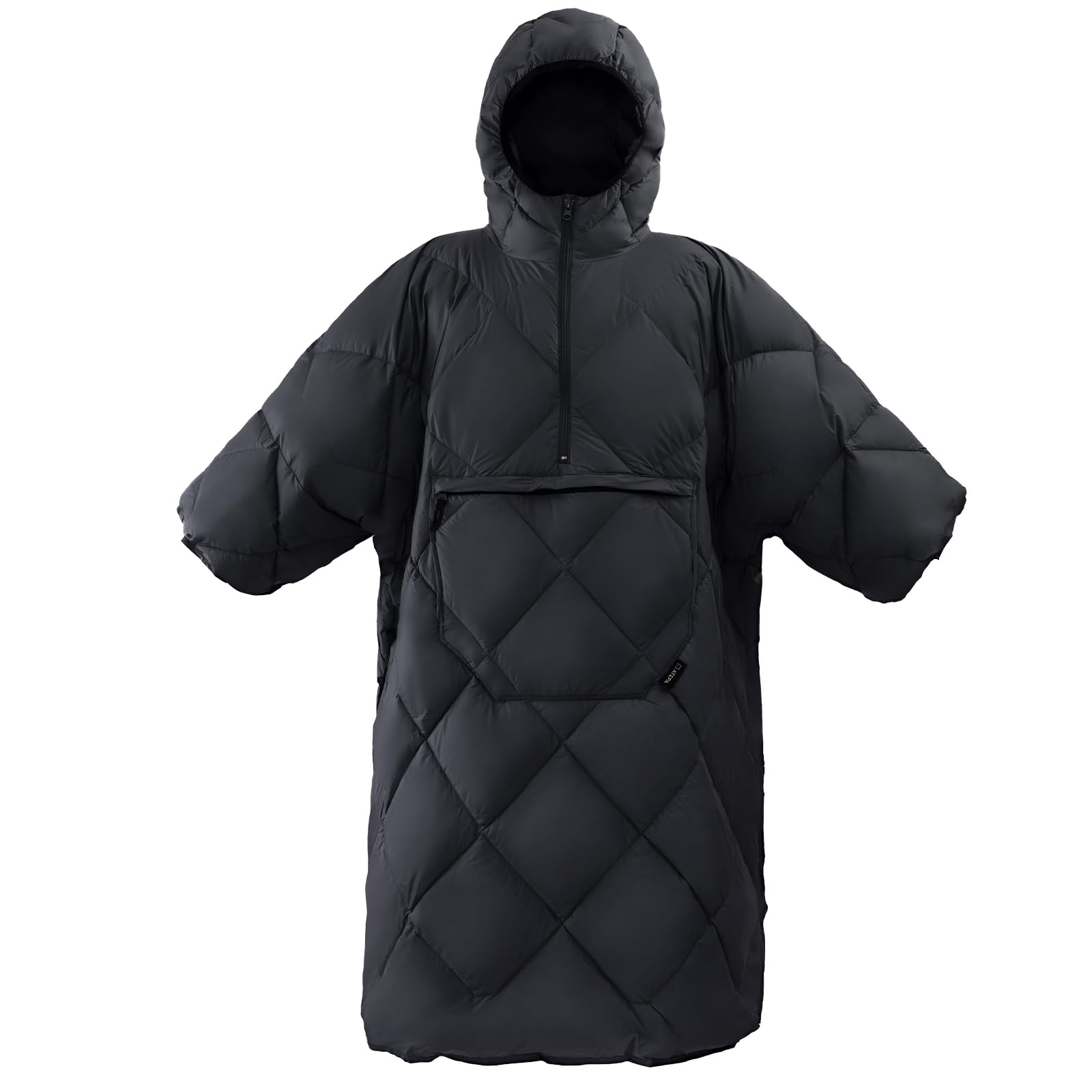 ATEPA Wearable Sleeping Bag, Recycled Stadium Blanket Packable Ultralight Warm Windproof Poncho Camping Outdoor Sports