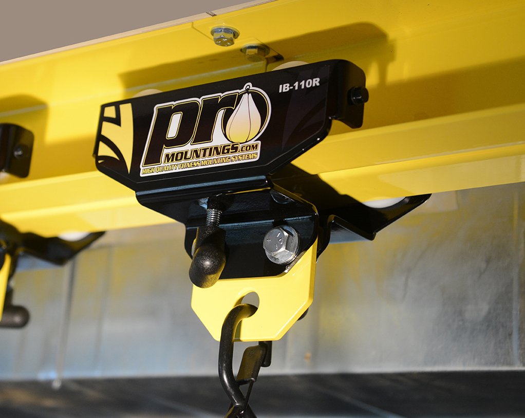 Pro Mountings I Beam Roller Mounting for Heavy Bag 7" to 9" Wide I