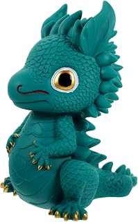 Vinyl Dragon Piggy Bank for Boys and Girls Decorative Saving Jar Cartoon Dragon Model Unbreakable Learning Money Management Toy