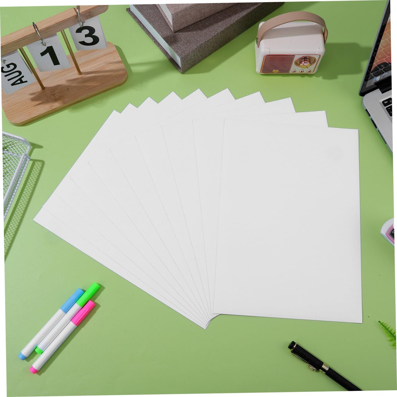 VILLCASE 10hojas Papel De Impresión Magnético De Hojas Magnéticas Brillantes Imprimibles Papel Magnético Para Manualidades Fotos Imágenes Impresora
