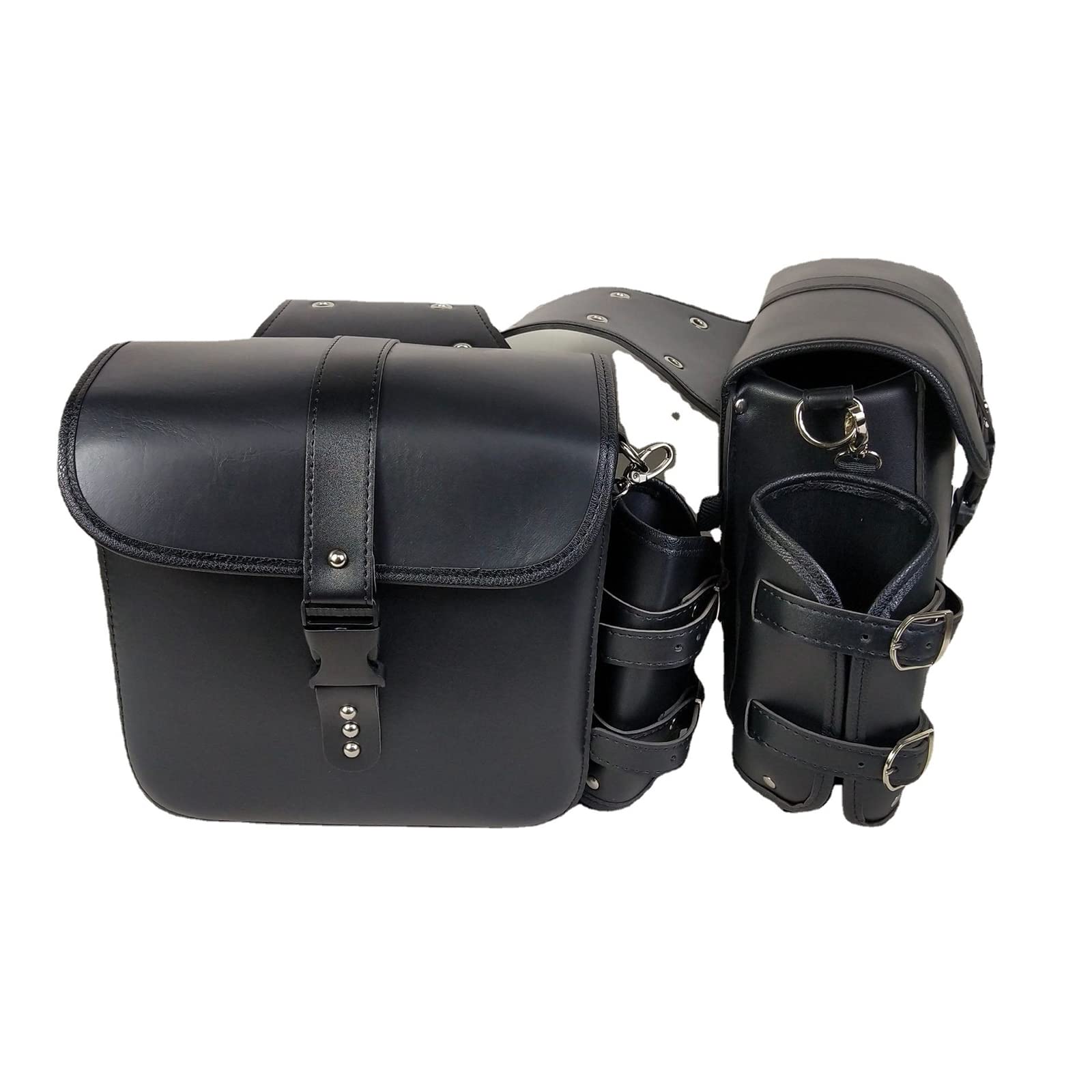 Sacoche De Selle De Moto, Universelles Imperméables Grande Capacité Sac De Rangement Sacoche Cavaliere Moto Cuir, Accessoires De Moto, Adaptés à La Plupart des Motos Et Véhicules électriques