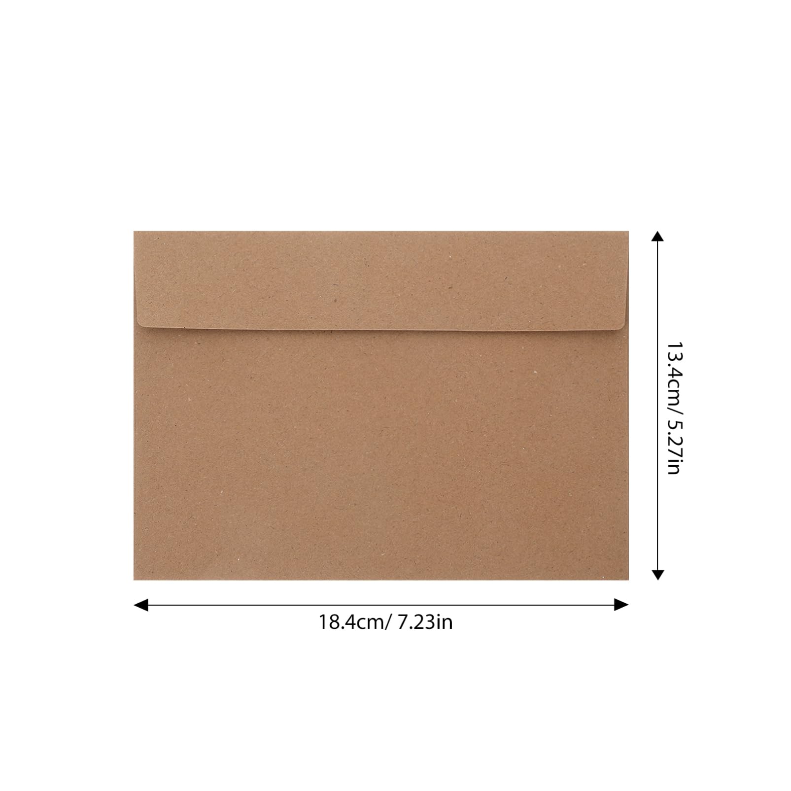 100 piezas Sobres Kraft Autoadhesivos Estraza para Invitaciones Bodas y Tarjetas de Agradecimiento