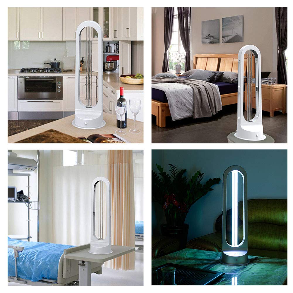 Lámpara de esterilización UV de control remoto 36W, luz germicida UVC Touch Tubo de luz germicida UV Luces de esterilización para el hogar del hotel