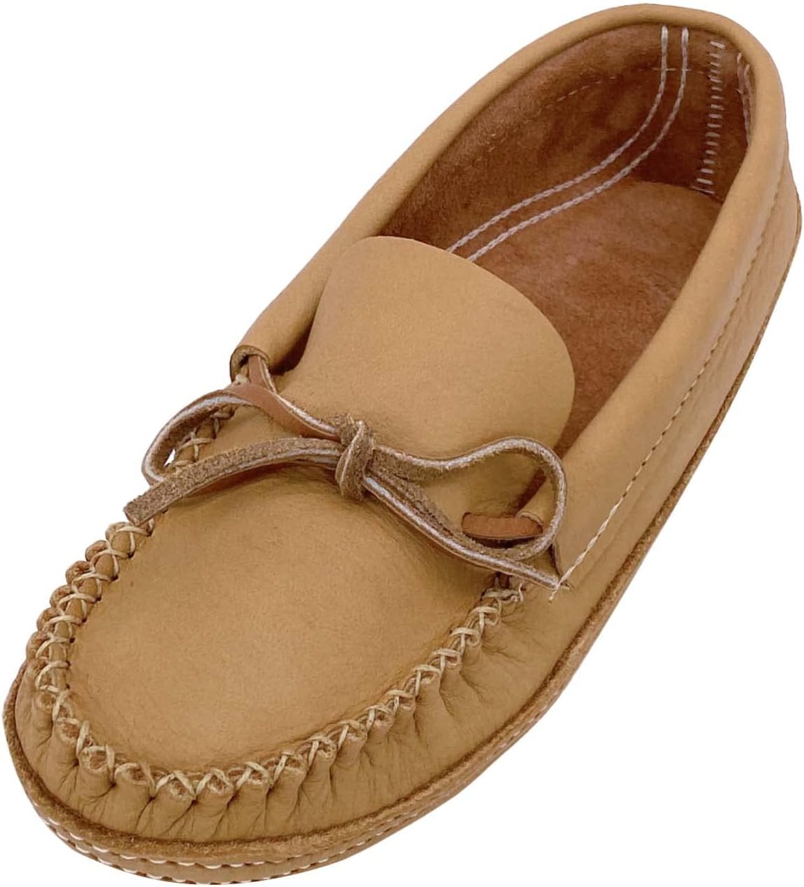 Men's Moose Suede Leather Moccasin Slippers