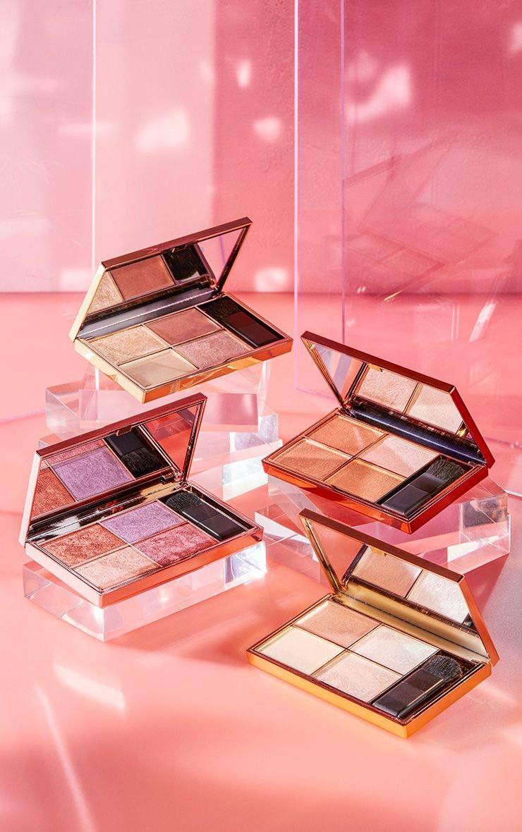 Sleek MakeUP - Highly Pigmented Metallic Face and Body Highlighter Palette for all Skin Tones - Solstice