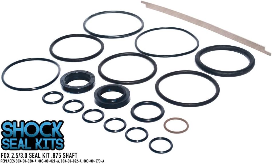 FOX 2.5 & 3.0 SHOCK SEAL REBUILD KIT BYPASS .875 SHAFT BUNA
