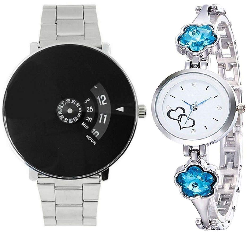 pass pass Analogue Watch for Mens & Womens (Couple) (B07D5LW9BQ) Amazon Price History, Amazon Price Tracker
