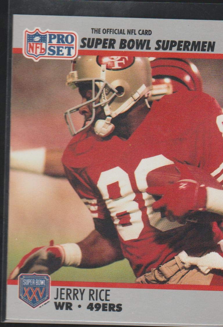 Amazon.com: 1990 Pro Set Jerry Rice 49ers Super Bowl Supermen