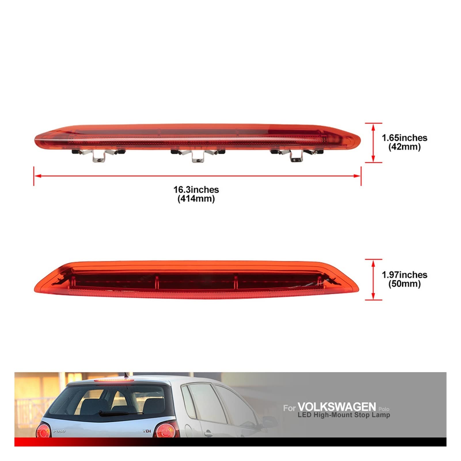Enquêter stop LED pour voiture, 3ème feu arrière pour VW Touran 2005-2015 1TD 945 097/1T0945097A, troisième feux de einage 34 Enquêter stop LED pour voiture, 3ème feu arrière pour VW Touran 2005-2015 1TD 945 097/1T0945097A, troisième feux de einage 34