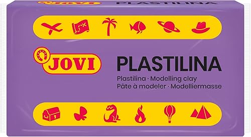Miniatura 2 de Jovi Plastilina Arcilla de modelado reutilizable y no secado barras de 1.75 oz, juego de 30, púrpura, perfecto para proyectos de arte y manualidades