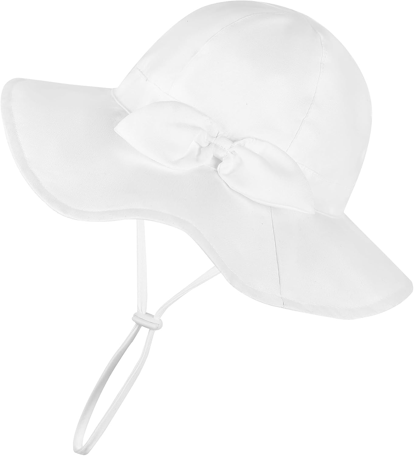 Baby Girl Sun Hat Toddler Beach Hats with UPF 50+ Protective Infant Summer Hat with Wide Brim Baby Girls Bucket Hat - Image 2