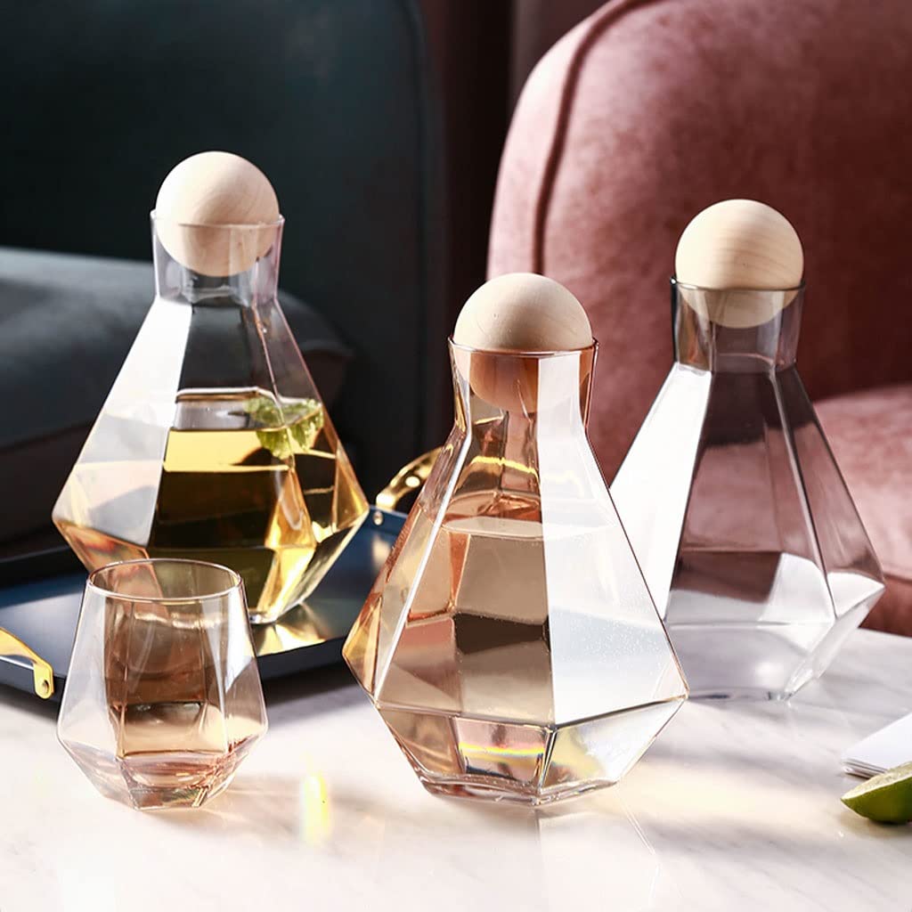 Krüge Getränkekrüge Kaltwasserflasche Glas Wasser Pitcher Home Kühlschrank Pot Nordische Kreative Großkapazität Light Luxus Safttopf Wasserbehälter Saftkaraffe Wasserkrug (Color : B)