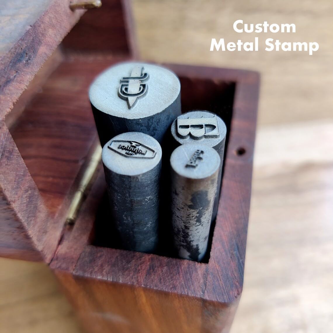 Sello Personalizado De Metal | Herramienta De Joyería | Troquel Personalizado | Punzones De Joyería | Sello De Acero Para Marca