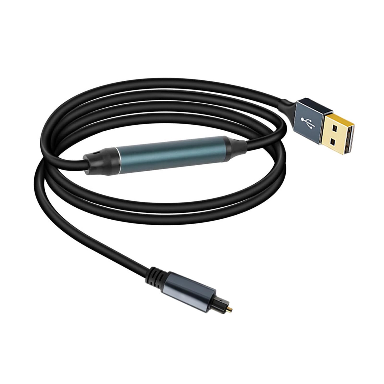 Adattatore ottico USB SPDIF convertitore in fibra digitale per altoparlanti home theater e connettività del computer portatile Adattatore audio da USB a ottico