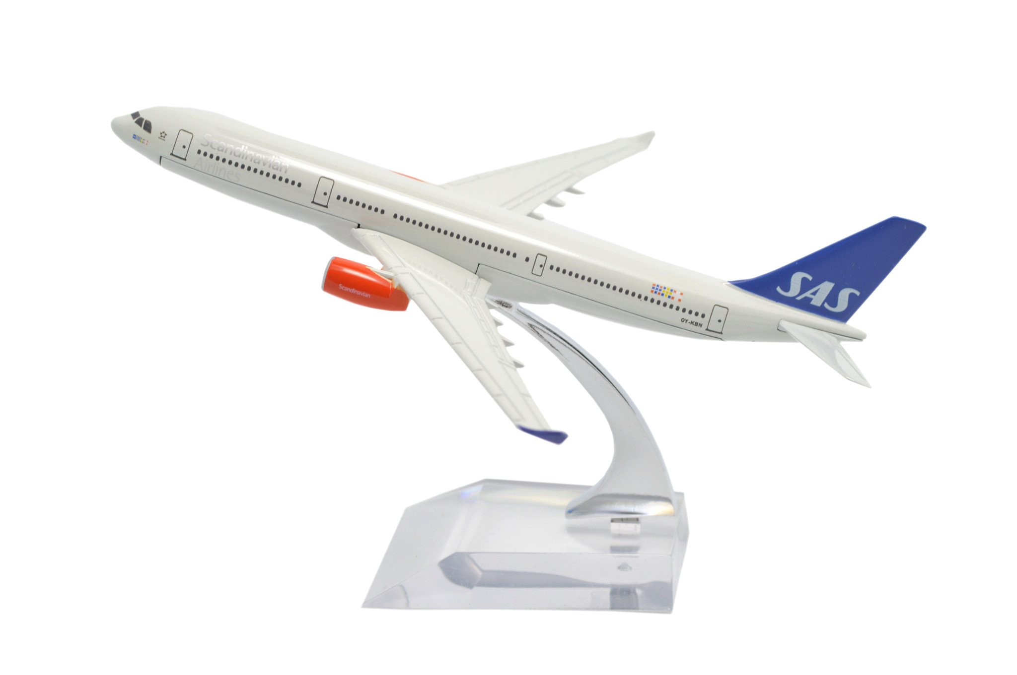 TANG DYNASTY(TM 1:400 16cm Air Bus A330 Scandinavian Airlines SAS Metal Airplane Model Plane Toy Plane Model