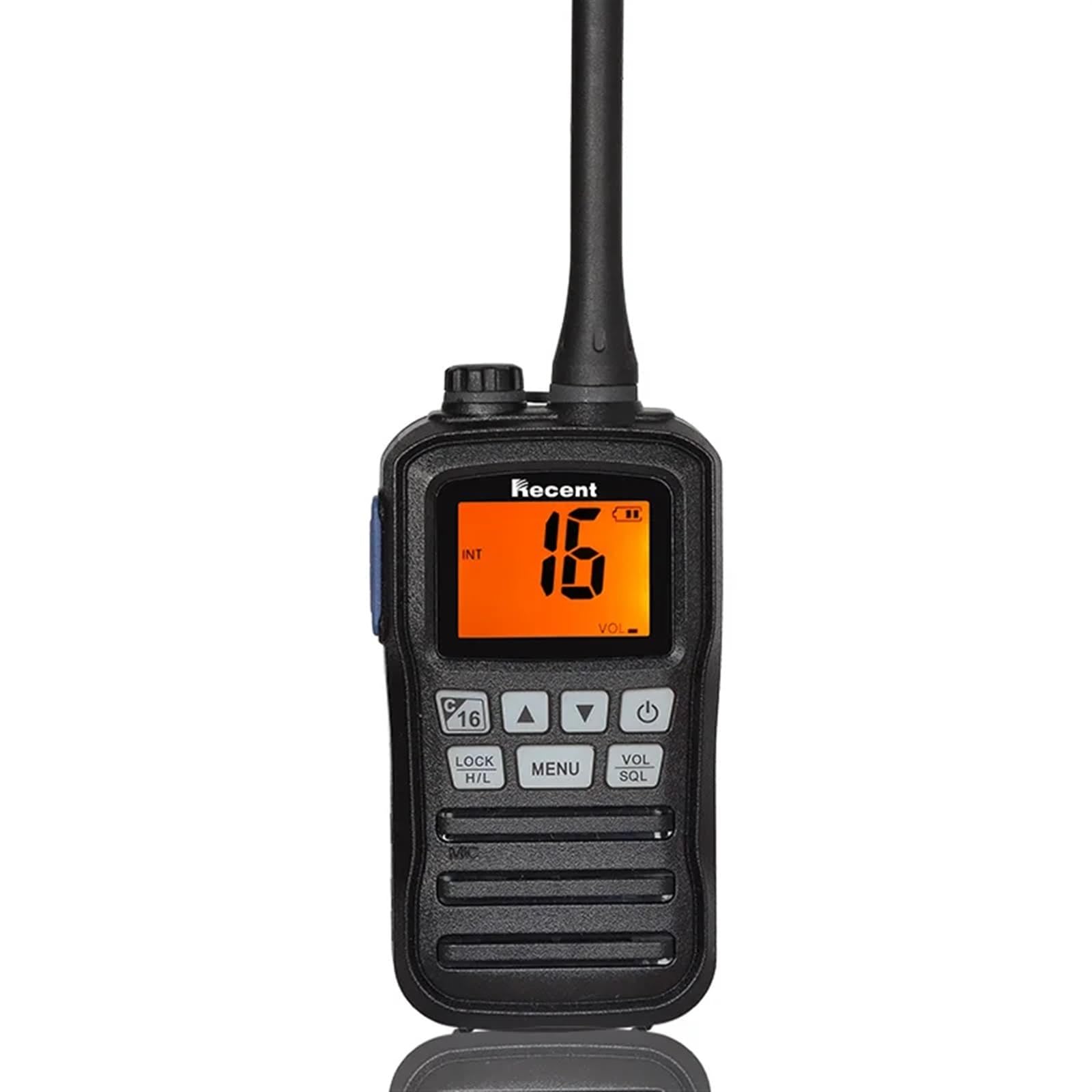 Walkie Talkie, RS-25M Radio marina VHF IP67 Impermeabile 156.000-163.275 MHz galleggiante portatile Stadion Walkie Talkie per escursioni, campeggio e gite(RS-25M)