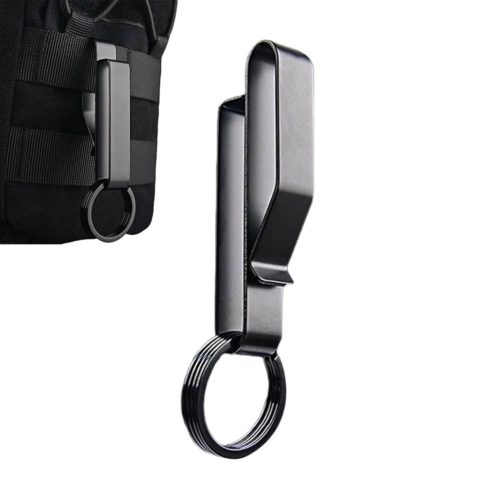 Amazon.co.jp: ベルト用キークリップ,取り外し可能なキーリング