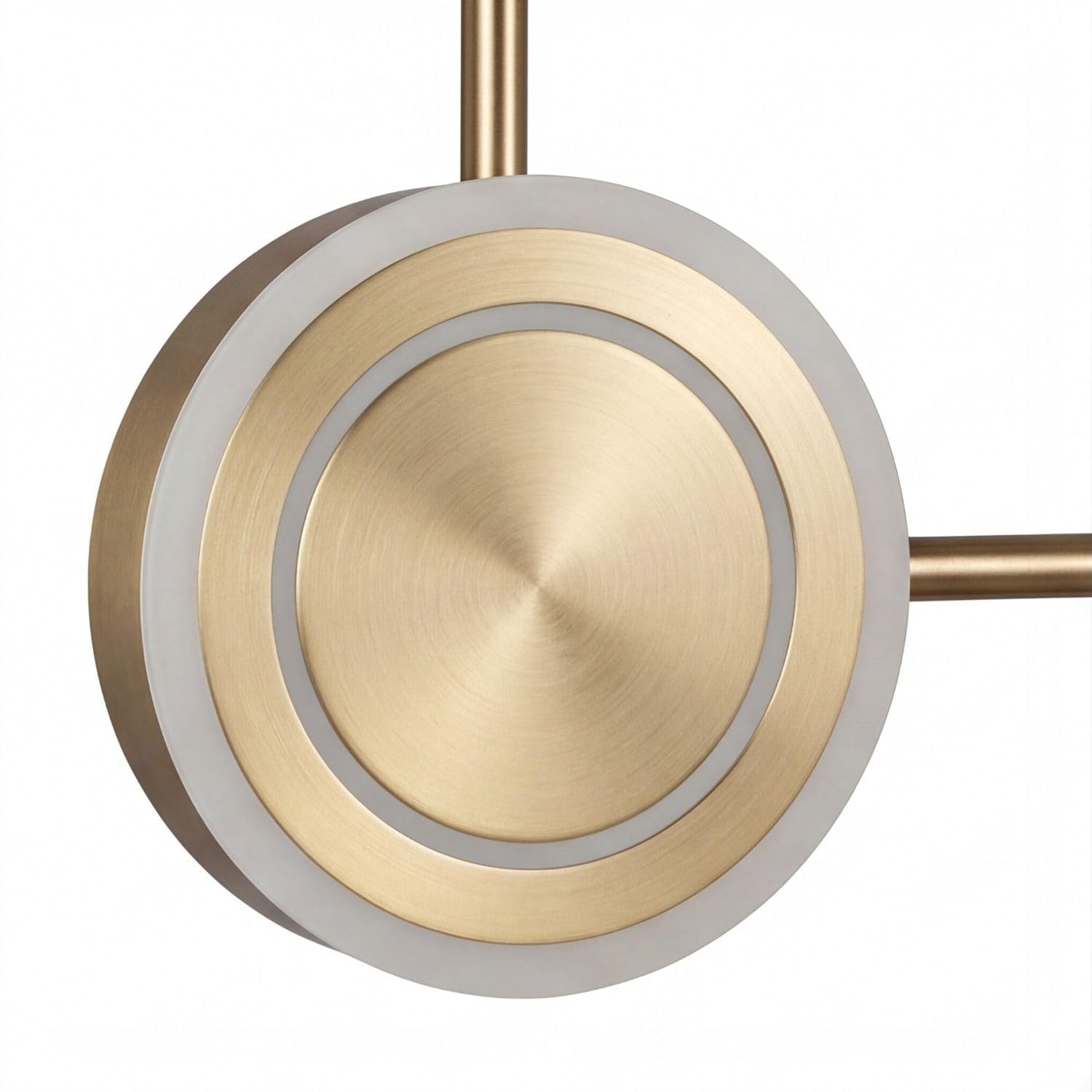 Lampada da parete a LED in alluminio dorato per soggiorno camera da letto sala da pranzo e corridoio H: 44 cm 3000 K bianco caldo dimmerabile elegante antiabbagliante applique a luce indiretta MORSAU